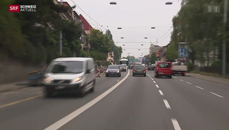 Meistbefahrene Quartierstrasse der Schweiz soll entlastet werden