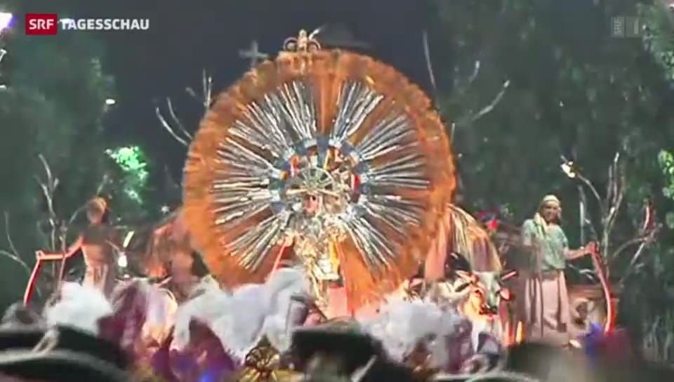 Offizielle Karneval-Eröffnung in Rio de Janeiro