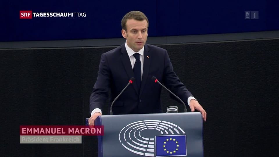 Macron: «Europa muss sich im Alltag bewähren»
