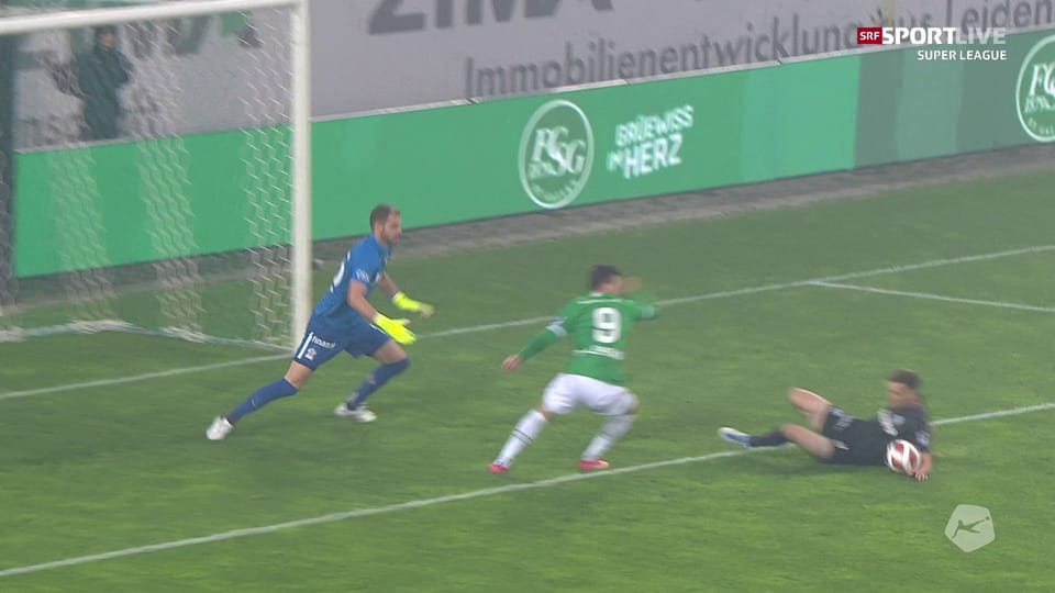 Hätte es hier Penalty für St. Gallen geben müssen?