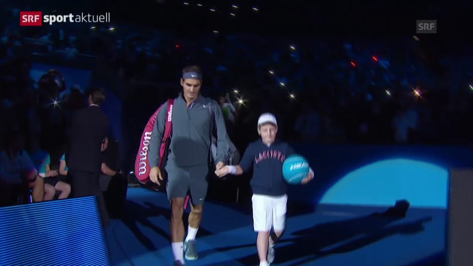 Federer vor Turnier in London  («sportaktuell» vom 7.11.14)