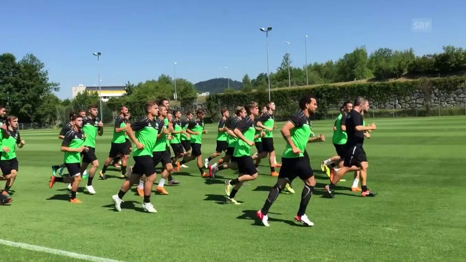 Der FC St.Gallen trainiert wieder
