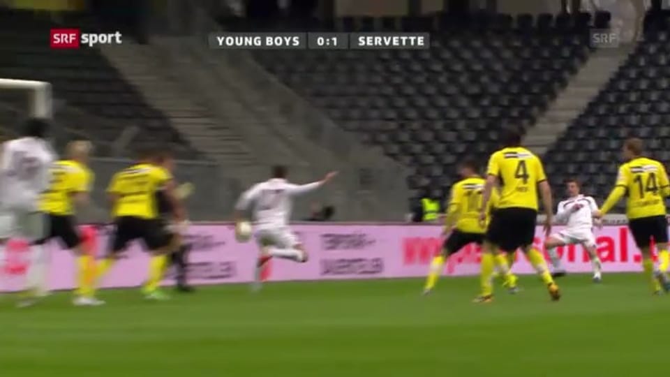 Vitkieviez' Hacken-Treffer gegen die Young Boys