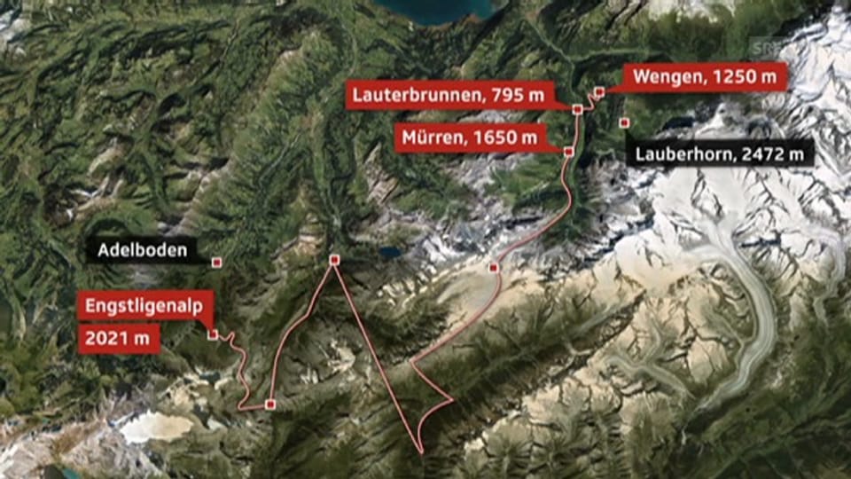 Route «Drei Spuren im Schnee»