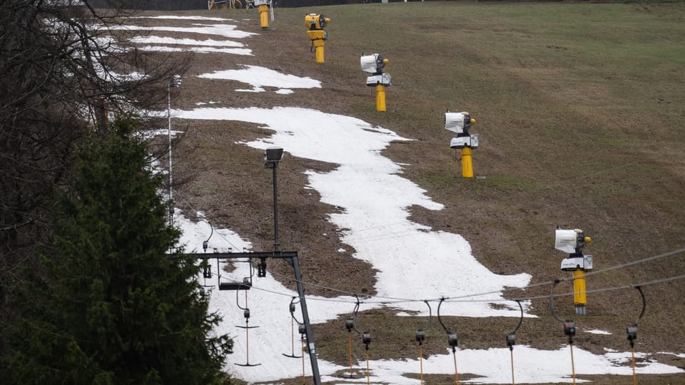 Müssen sich Skigebiete künftig auf Winter ohne Schnee einstellen?