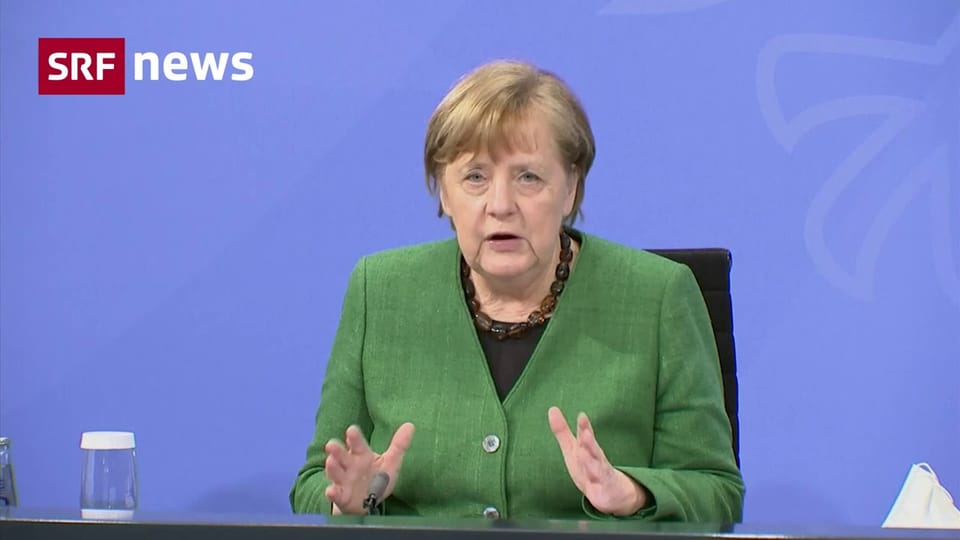 Merkel: «Wir müssen leider von der Notbremse Gebrauch machen»