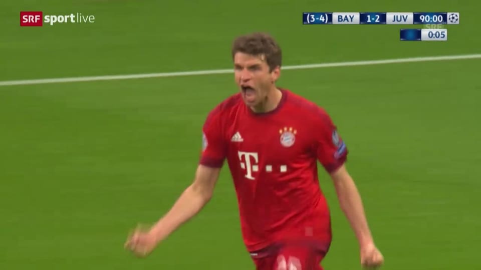 Thomas Müller köpfelt die Bayern in die Verlängerung
