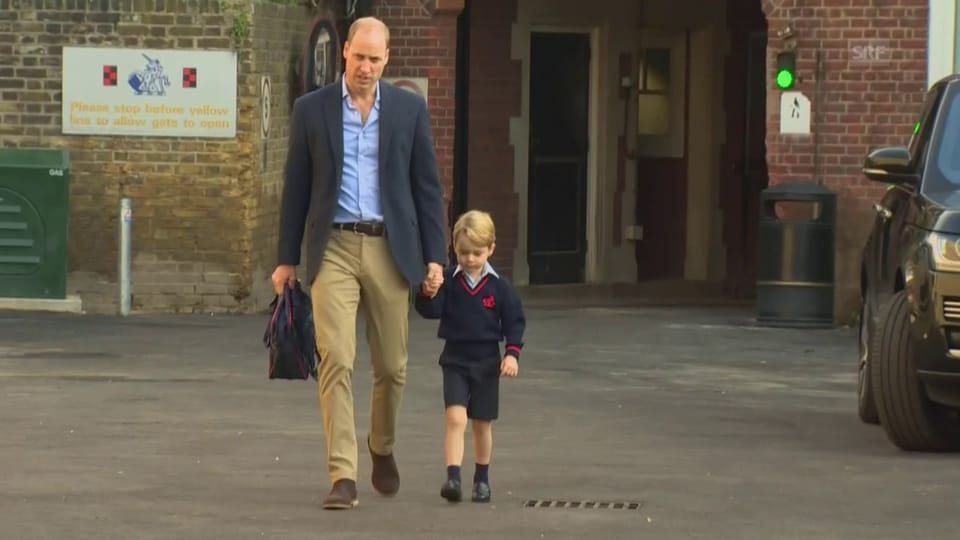 Prinz Georges erster Schultag