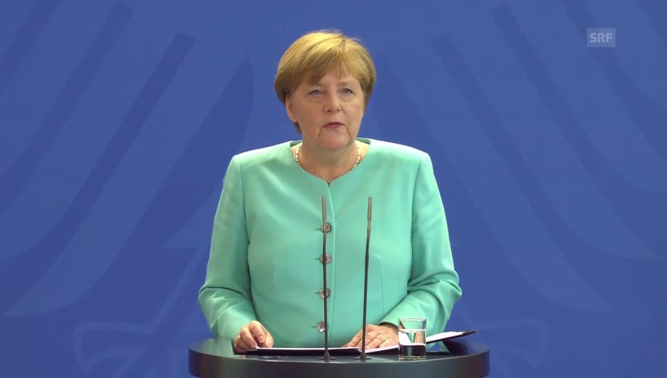 Merkel: «Europäische Idee war eine Friedensidee»