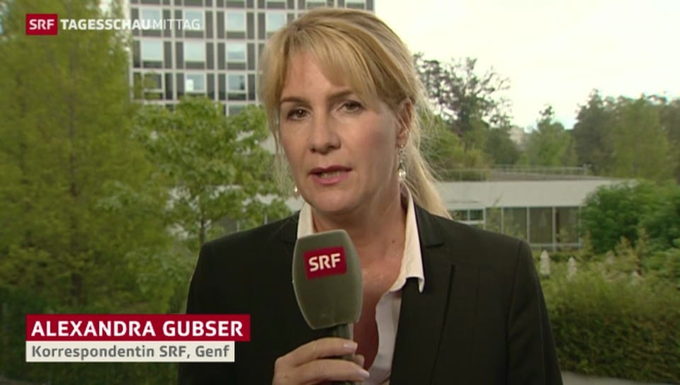 SRF-Korrespondentin Alexandra Gubser zum Kerry-Lawrow-Treffen