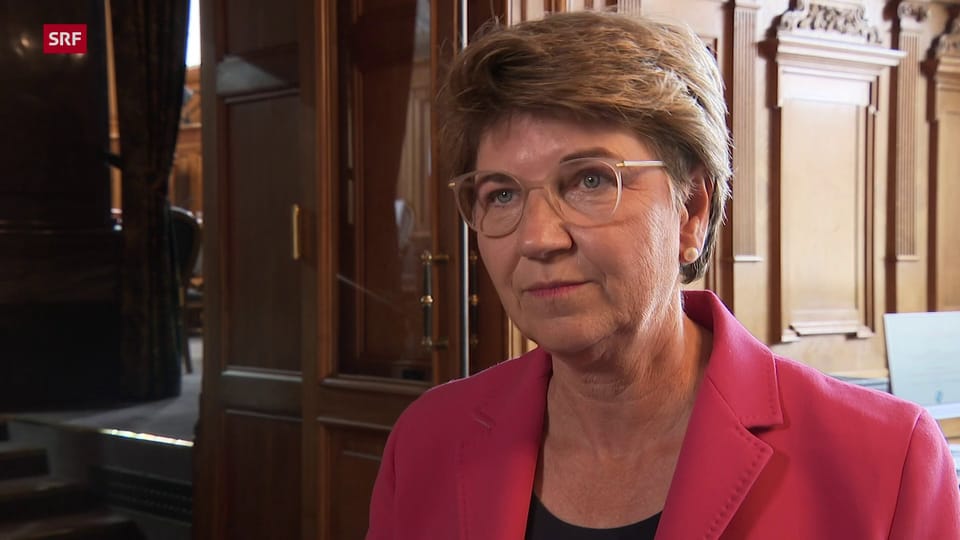 Viola Amherd: «Die Initiative ist bis heute noch nicht eingereicht» Viola Amherd: «Die Initiative ist bis heute noch nicht eingereicht»