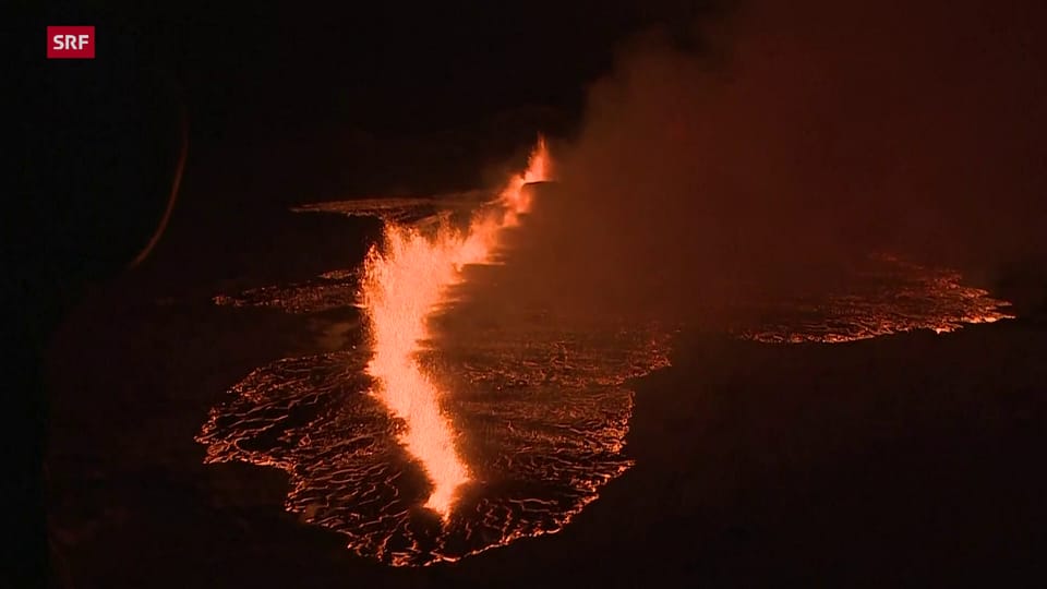 Funtaunas da lava sin l'Islanda