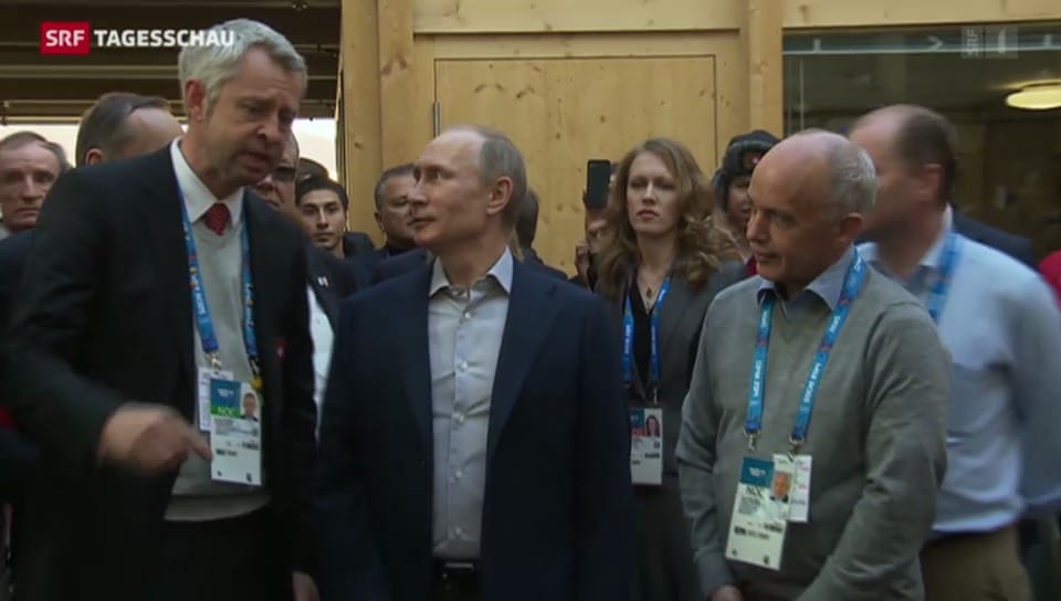 Putin zu Besuch im «House of Switzerland»