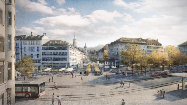 Das Zentrum von St. Gallen soll neu gestaltet werden