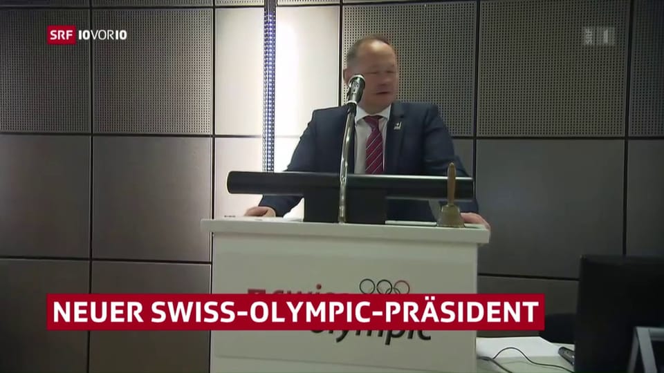 Aus dem Archiv: Jürg Stahl ist neuer Präsident von Swiss Olympic