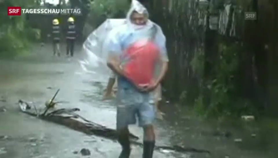 Taifun zwingt Tausende zur Flucht