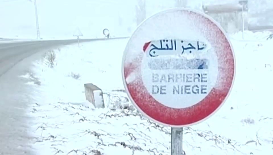 Marokko versinkt im Schnee