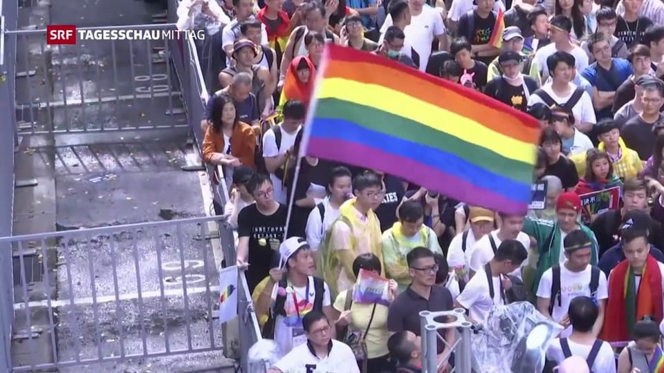 Taiwan erlaubt Ehe für Homosexuelle