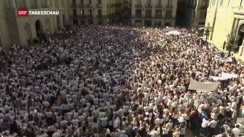 Spanien demonstriert Einigkeit