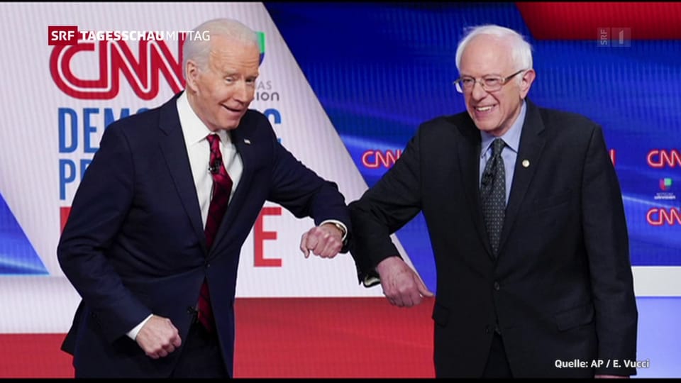 Bernie Sanders unterstützt Joe Biden im Wahlkampf