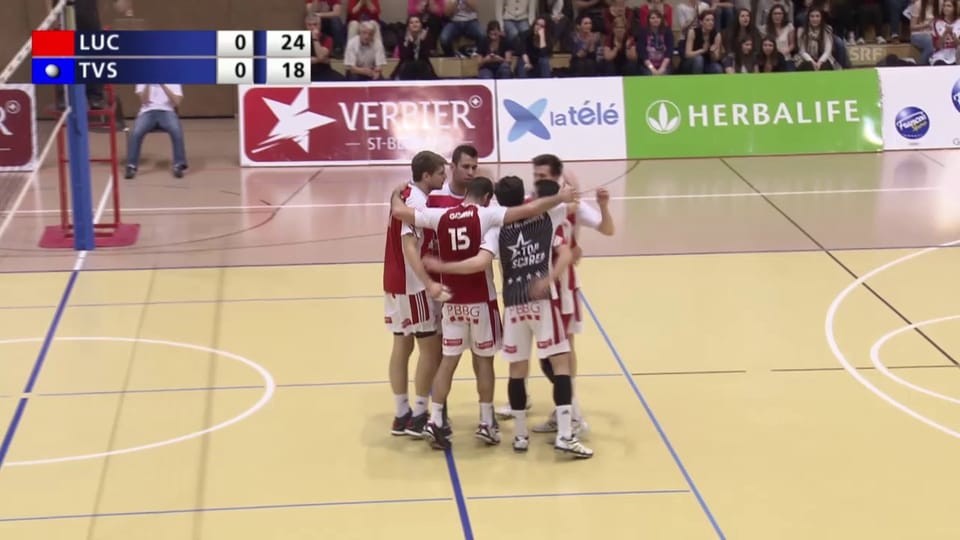 Volleyball: Pre-Playoff, Lausanne UC - TV Schönenwerd