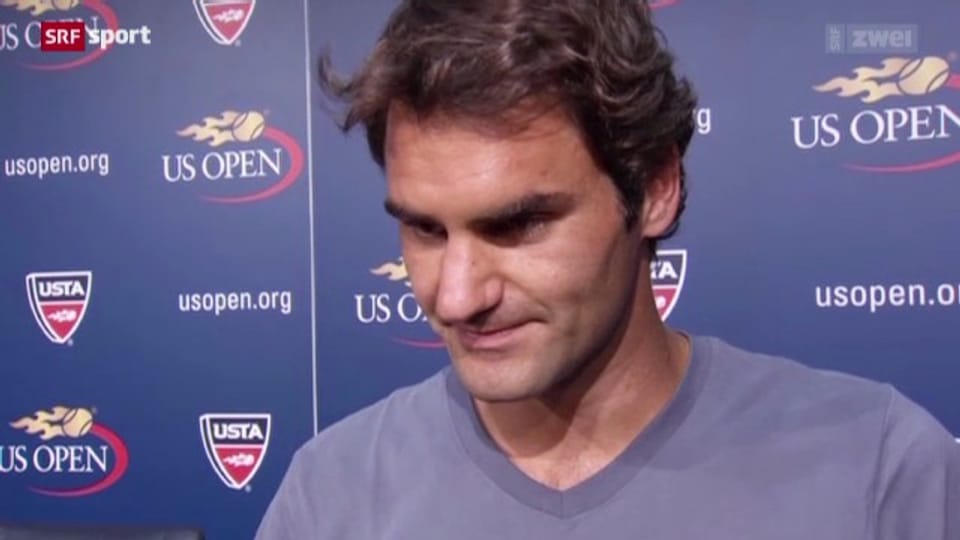 Roger Federer vor den US Open