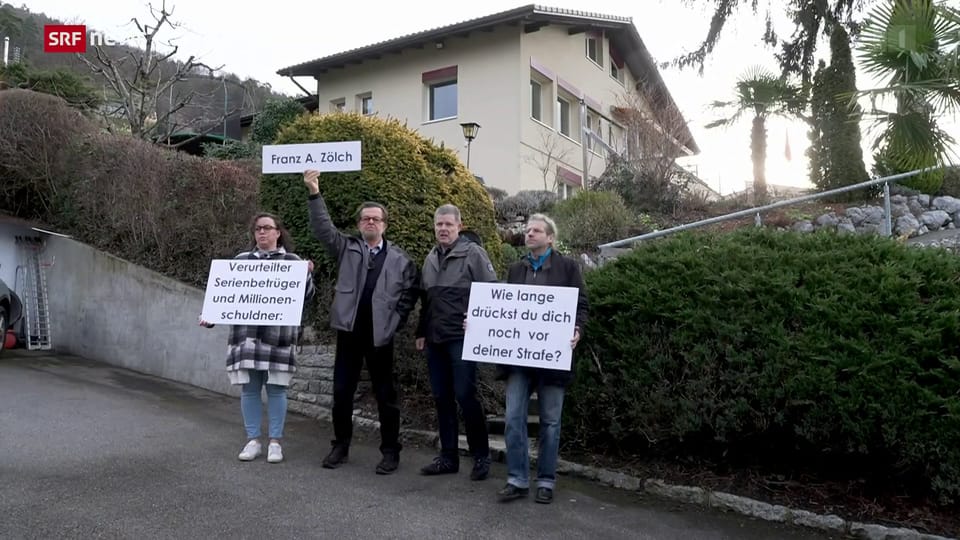 Archiv: Betrugsopfer im Fall Franz A. Zölch halten Mahnwache, Archiv: Betrugsopfer im Fall Franz A. Zölch halten Mahnwache,