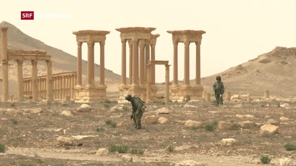 Russland räumt Palmyra auf