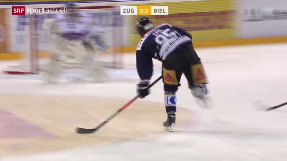 Eishockey: Zug - Biel
