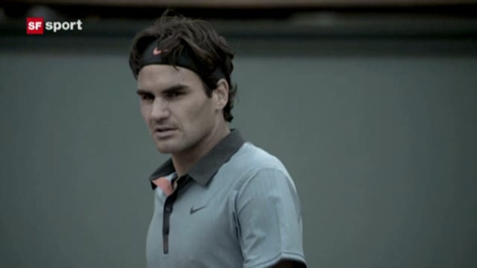 Federers Auftritt im «sportpanorama» 2009