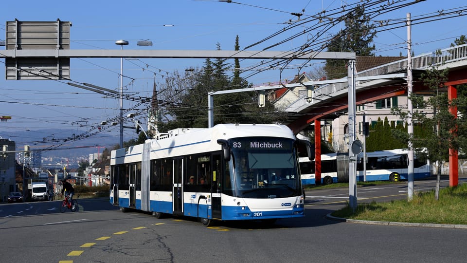Die Stadt Zürich spart mit neuen Trolleybussen tausende Liter Diesel ein