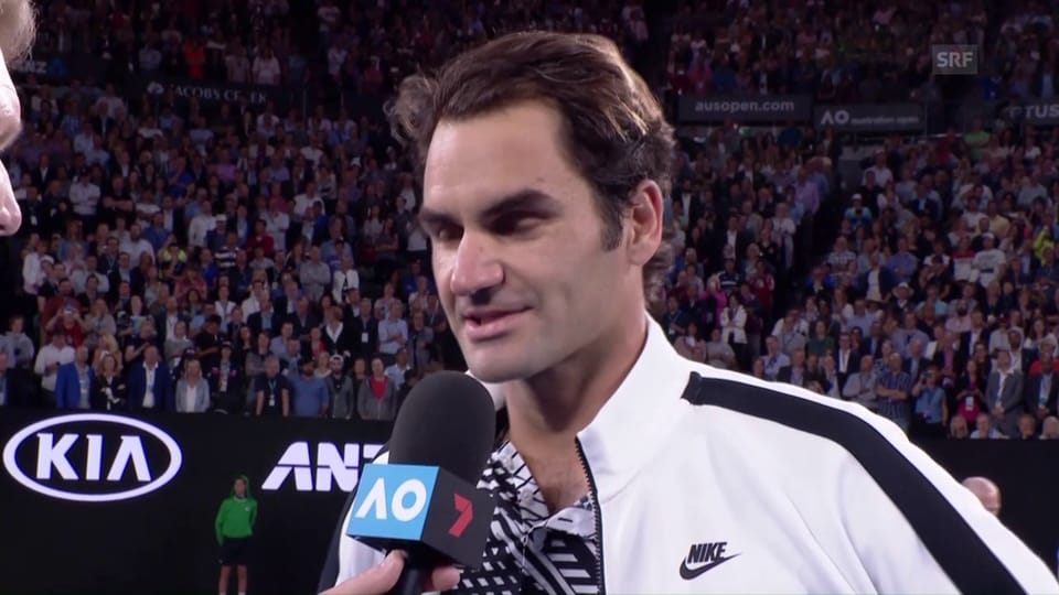 Federer: «Mein Ziel waren die Viertelfinals» (engl.)