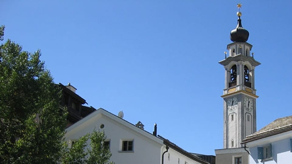 Glockengeläut der reformierten Kirche in Samedan