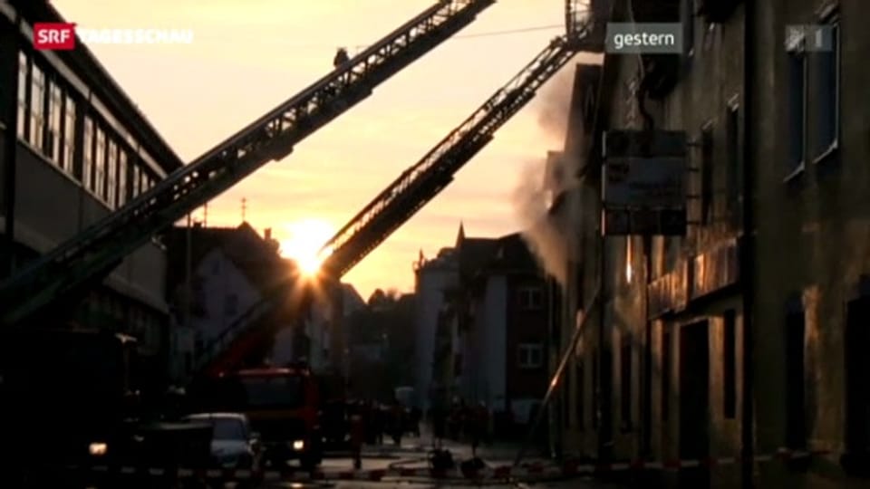 Brand bei Stuttgart wegen technischem Defekt