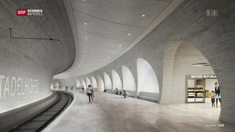 Ausbau des Bahnhofs Stadelhofen ohne Calatrava