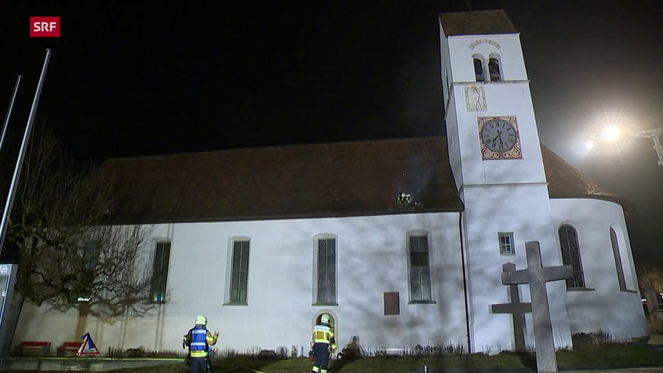 Der Kirchenbrand in Hofstetten