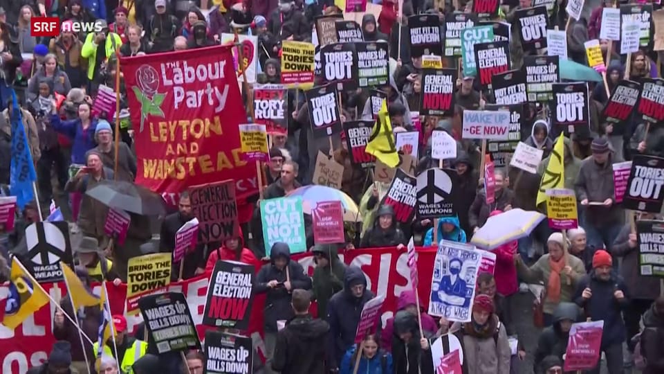 Proteste gegen hohe Lebenshaltungskosten in London