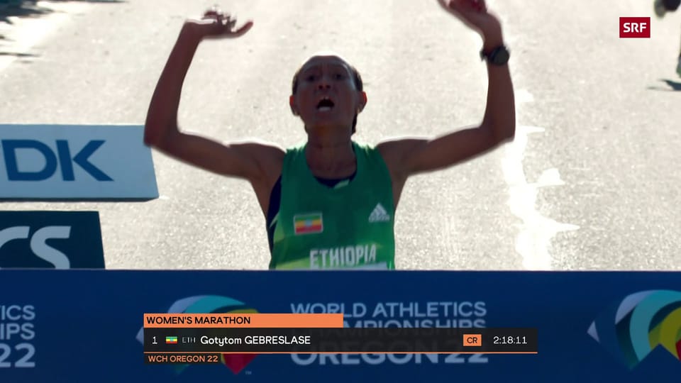 Gebreslase gewinnt WM-Marathon in Rekordzeit
