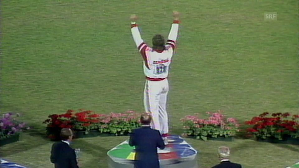 29.08.1987: Günthör gewinnt in Rom WM-Gold