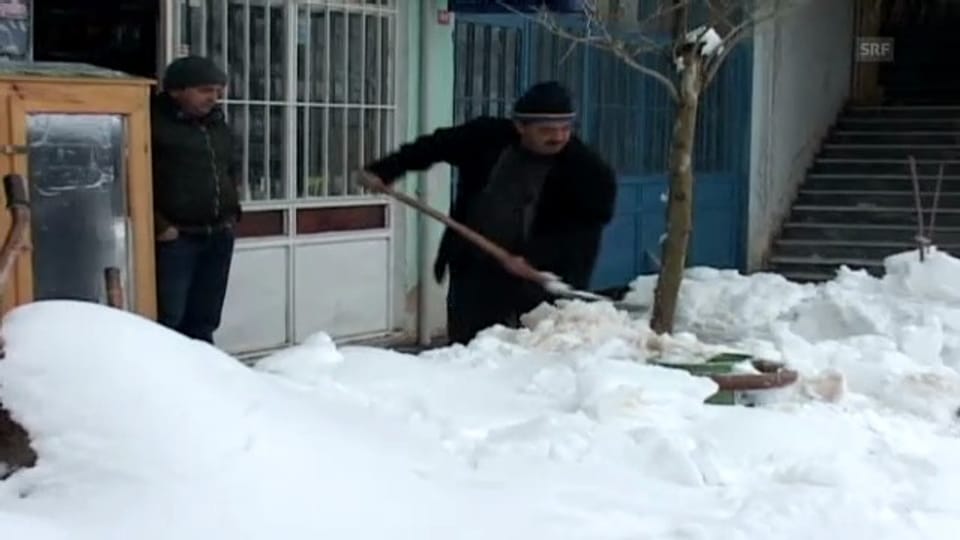 Schnee in der Türkei