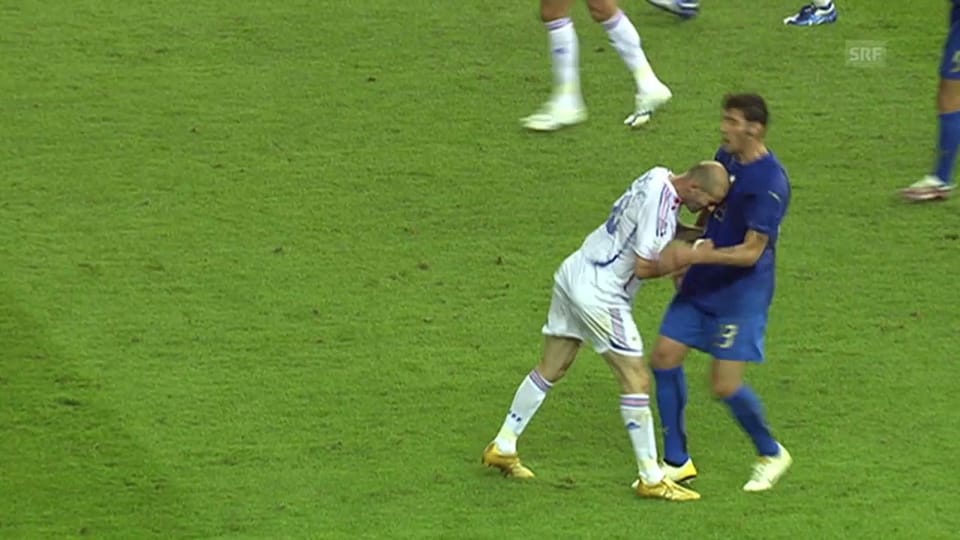 Zidane trifft im Final und rastet aus