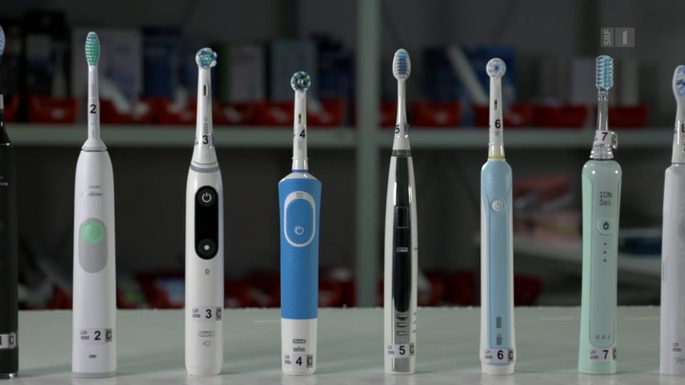 Zahnreinigung - Elektrische Zahnbürsten im Test: Die Borsten machen es aus  - Kassensturz Espresso - SRF
