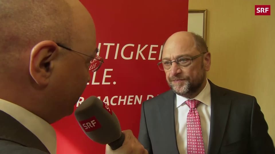 SPD-Kanzlerkandidat Schulz äussert sich zum Spionagefall.