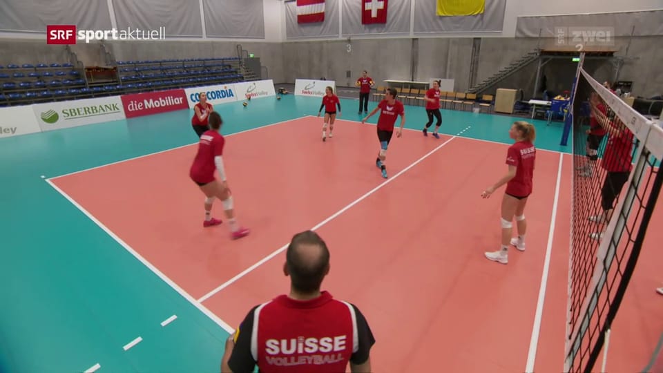 Schweizer Volleyballerinnen sind bereit für den Coup