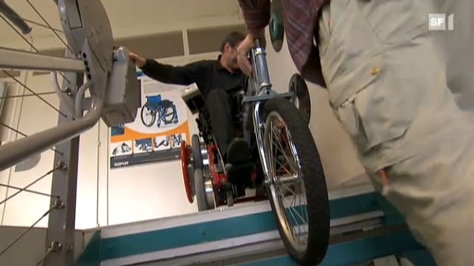 «Multidrive» - Berner Tüftler wollen den Rollstuhl geländegängiger machen