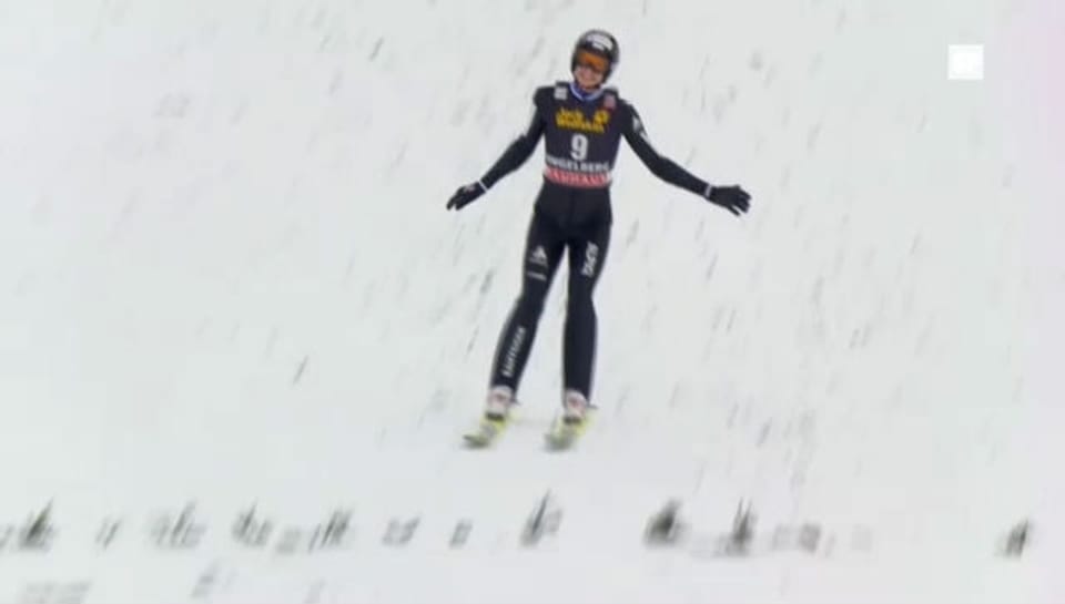 Skispringen: 1. Sprung Gregor Deschwanden («sportlive»)