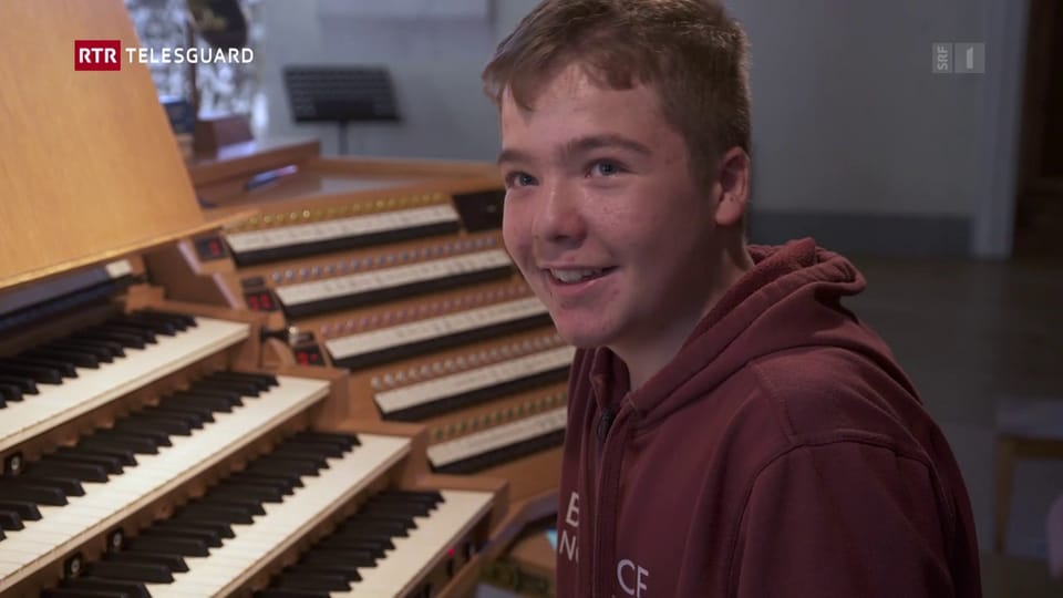 Il scolar da 12 onns, Gian Andrea Caratsch vul construir orglas