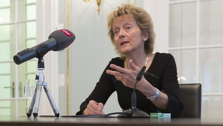 Widmer-Schlumpf kommentiert den Libor-Skandal der UBS (Geraldine Eicher, 20.12.2012)