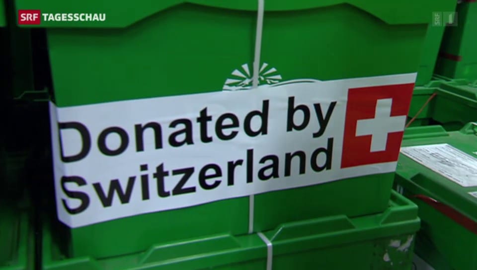 Schweizer Hilfe unterwegs