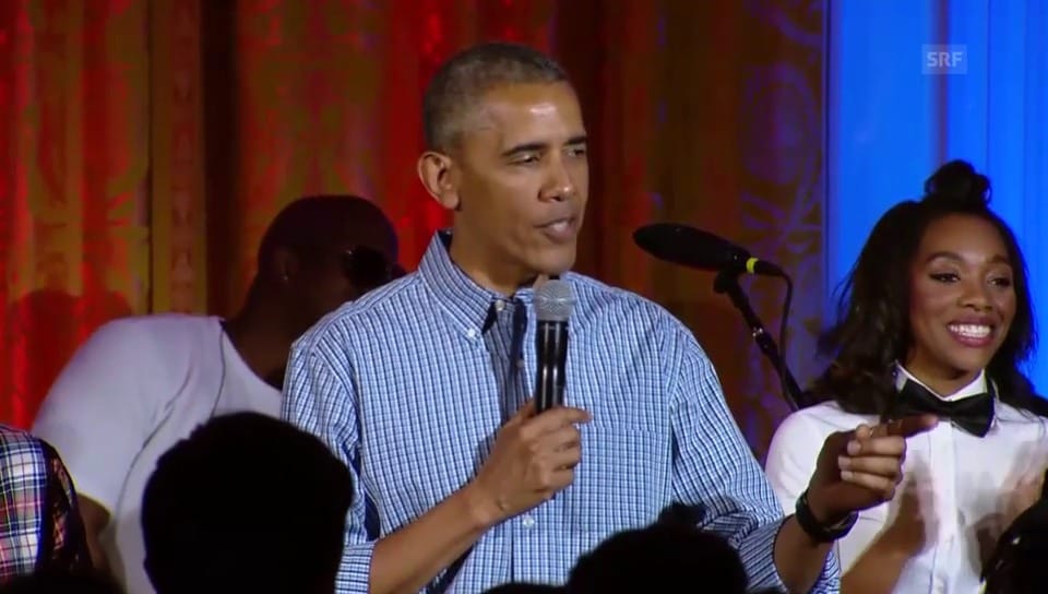 Obama singt für Malia